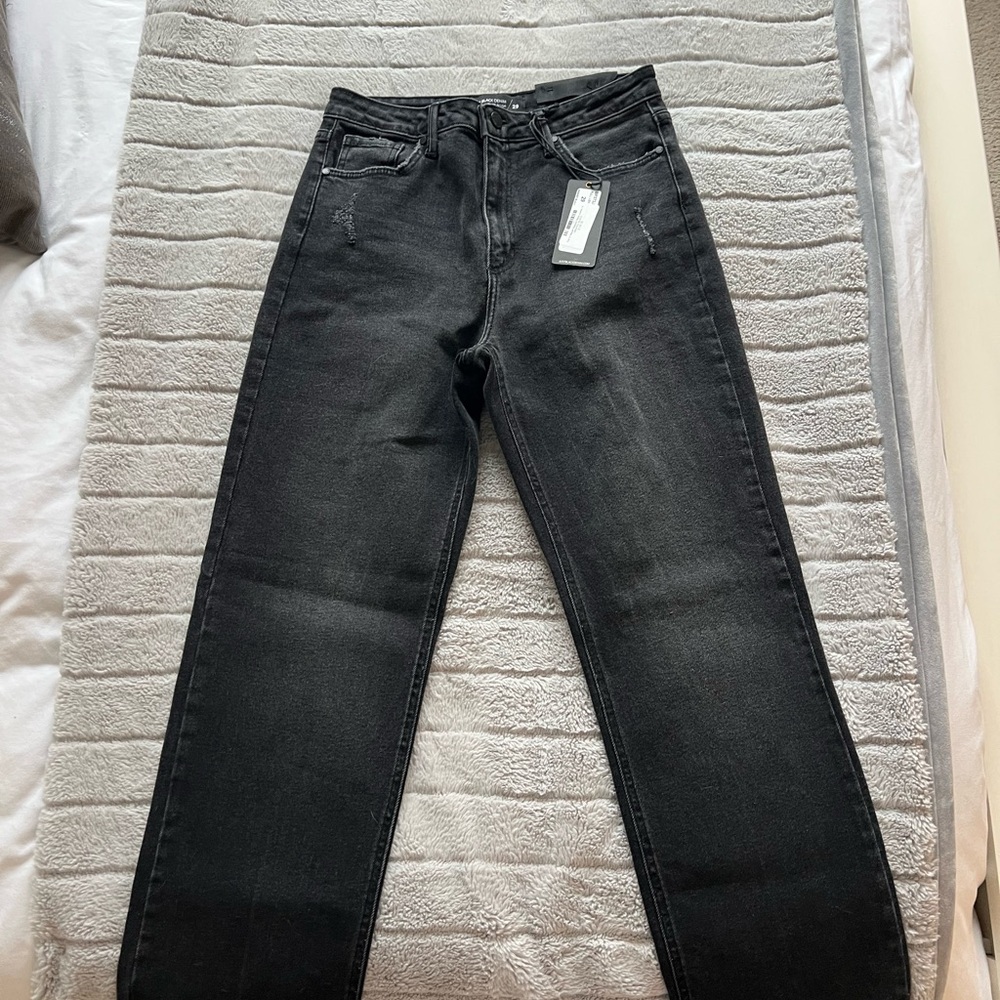 Women’s Washed Black Jeans